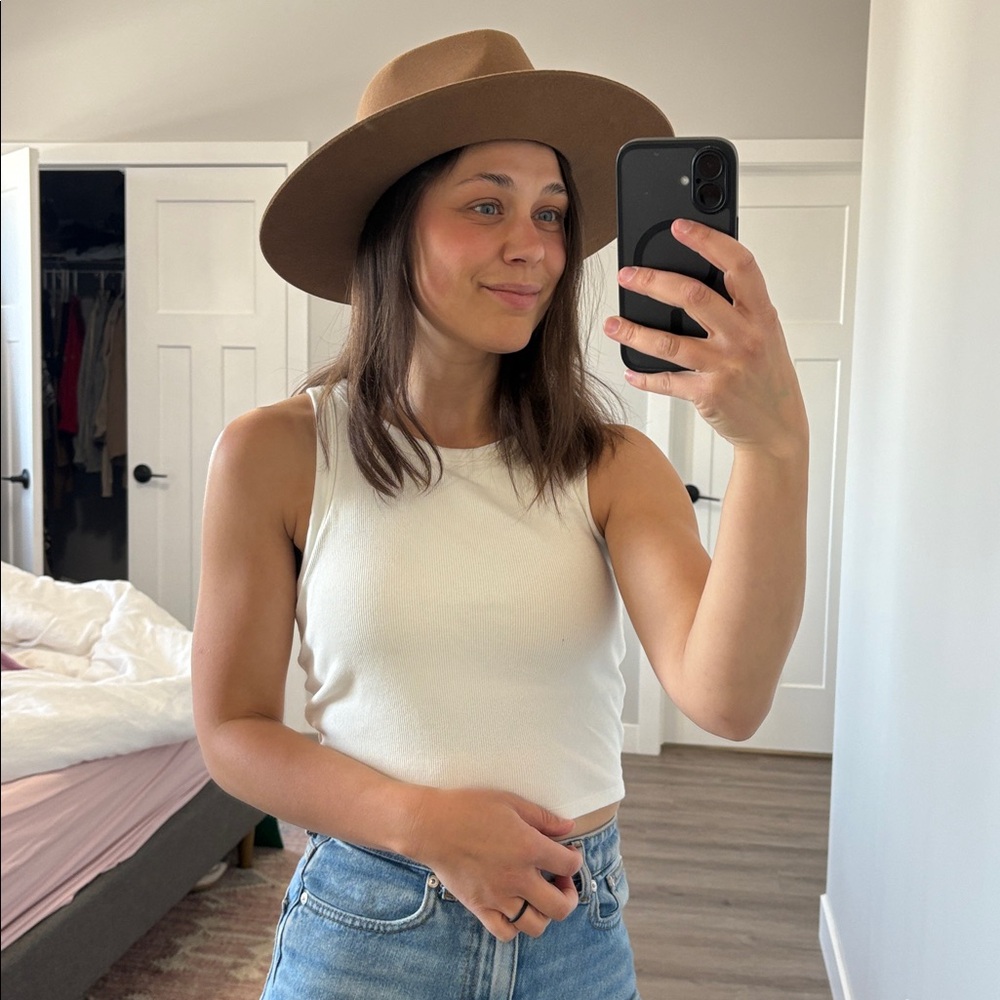NWT Small Will + Bear Andy Oak Flat Brimmed Hat